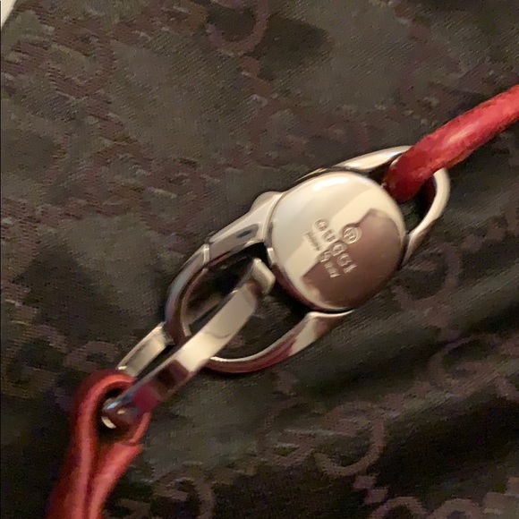 Red Gucci Monogram Hobo Bag. Great condition! - Picture 4 of 8